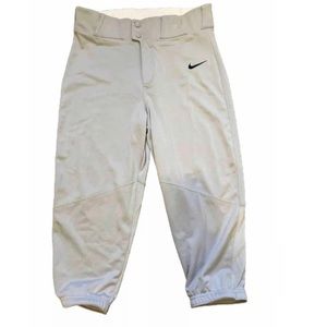 Nike Vapor Select Baseball Pants Knickers Gray BQ6432-052 Men’s Size Small S